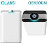 OLANSI K08A Control WiFi CADR 488 Purificador de aire con humidificador Purificador de aire de bajo rendimiento de ahorro de energía con pm2.5