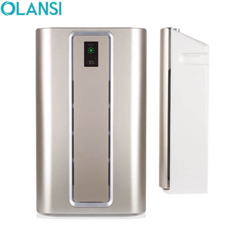 OLANSI K04B Sensor Olor Sensor HEPA Filtro Purificador de aire con cerradura infantil