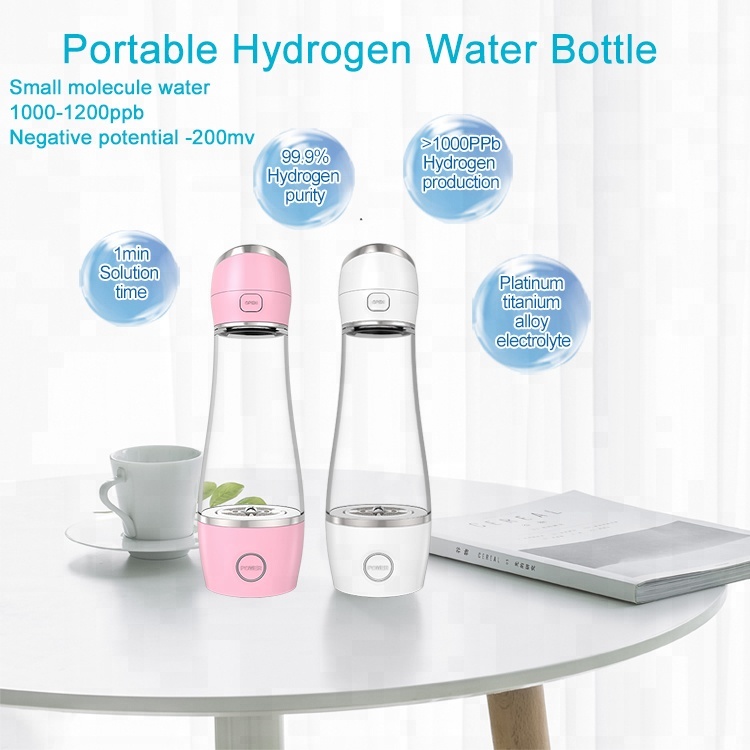 1000pbb Botella de hidrogenador de agua de hidrógeno Rico rico en agua