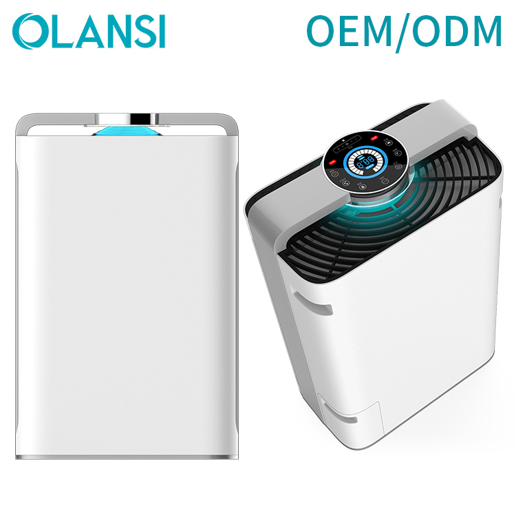 OLANSI K08A Control WiFi CADR 488 Purificador de aire con humidificador Purificador de aire de bajo rendimiento de ahorro de energía con pm2.5