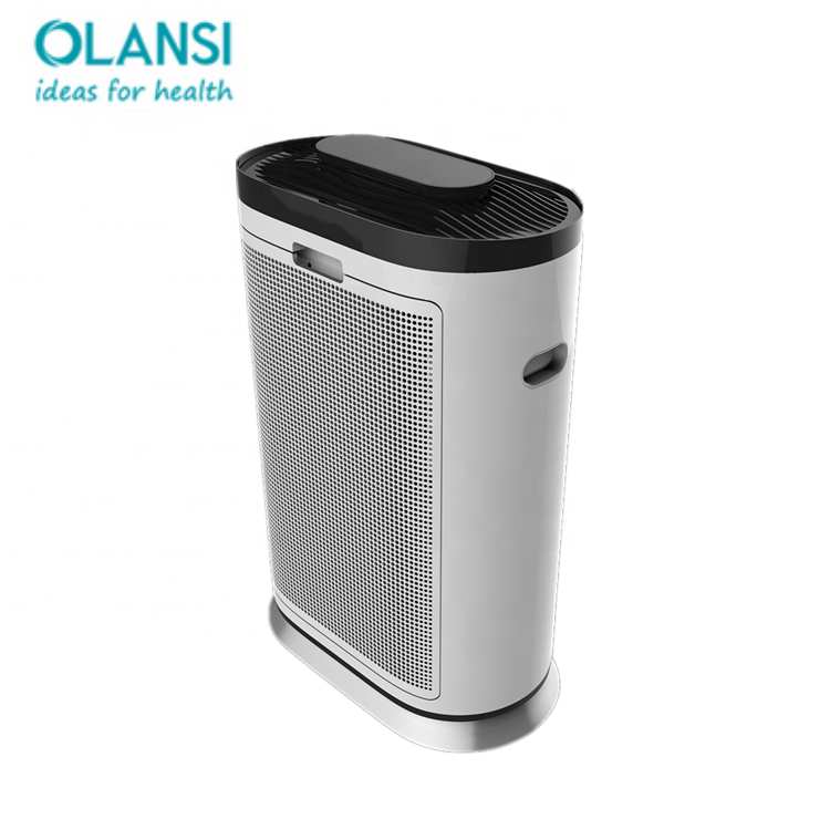 OLANSI K09A 600CADR Sensor láser y sensor láser de purificador de aire de bajo ruido PM1.0 PM2.5 Purificador de aire de control remoto de WiFi para el hogar