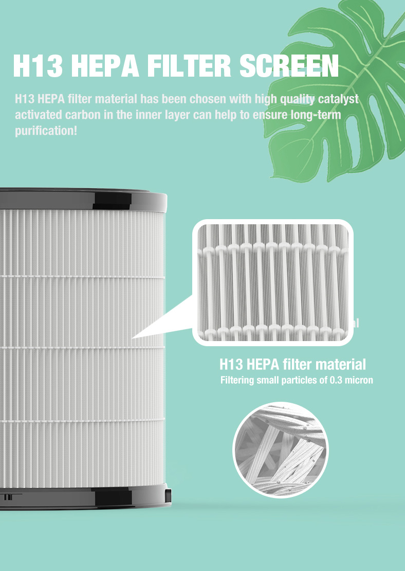 Purificador de aire de escritorio Olansi A4 Pro (10)