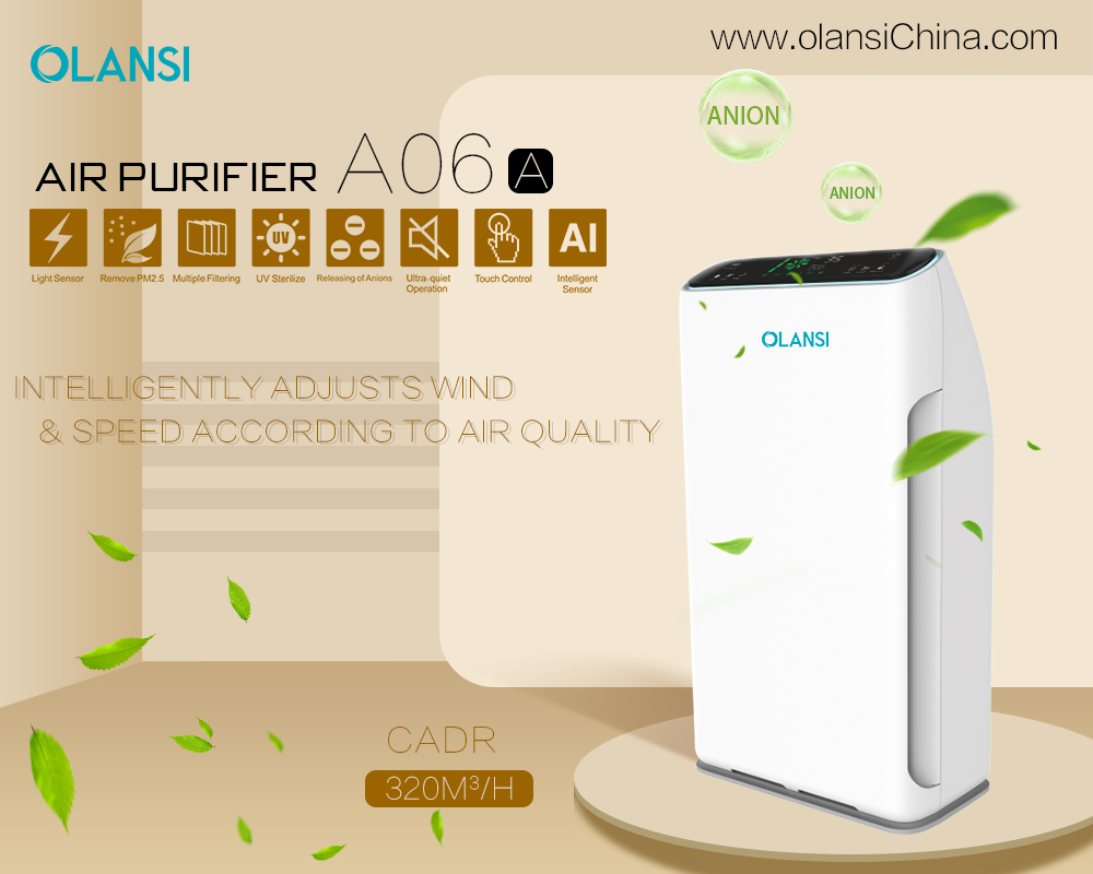 El mejor purificador de aire para el humo de incendios forestales con filtro lavable del fabricante de filtros de aire de China