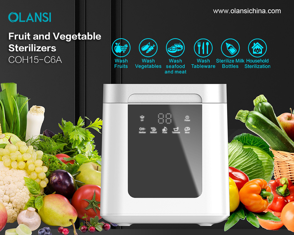 La mejor lavadora ultrasónica de ozono para frutas y verduras, máquina de limpieza y esterilizador de frutas y verduras, lavadora, limpiadora, lavadora para el hogar en EE. UU. Y Canadá